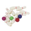 Kids Bowling Set Educational Interactive Resin with 10 Bowling Pins