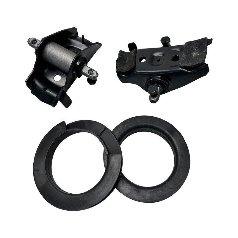 IBESTWOLF 4PCS Coil Spring Mounting Seat with Rubber Bushing for