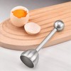 FESSOSKO 6 Pcs Plastic Egg Cups, Round Egg Cup with