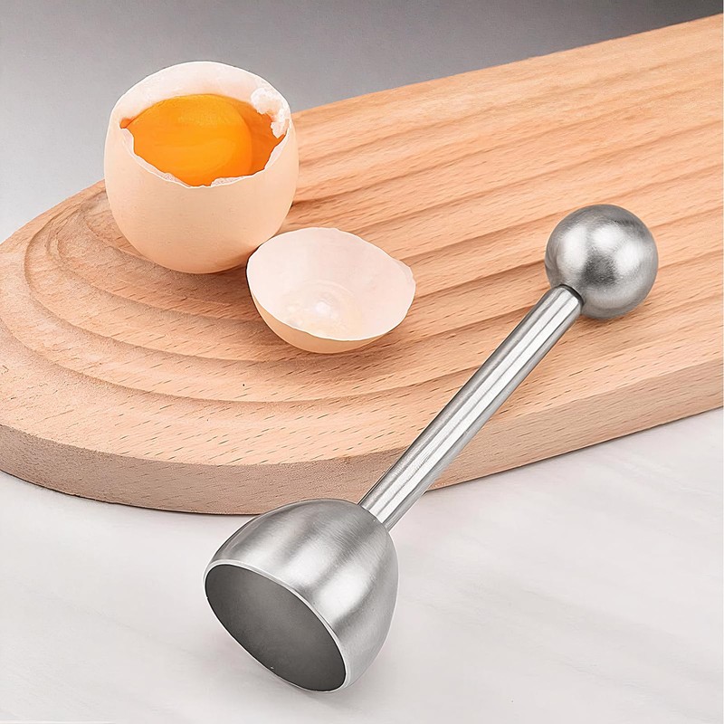 FESSOSKO 6 Pcs Plastic Egg Cups, Round Egg Cup with