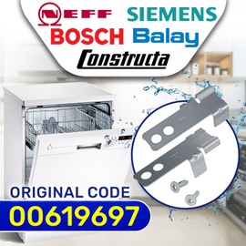 2 Pieces Brackets for Mounting the Built-In Dishwasher with the Original Code 10011641 for Bosch for Balay for Siemens - MONTERAL