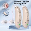 K&FCOPTEE Rechargeable Digital Hearing Aid Behind The Ear For Senior