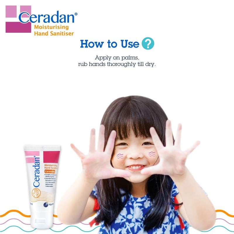 Ceradan Moisturising Hand Sanitiser 50ml