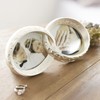 Chathani Ring Photo Frame (253-742), Zinc Alloy, Silver, Height 3.5