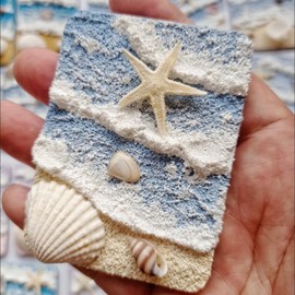 FUSONGQINTANG Pack of 20 Small Starfish Natural Mini Starfish Beach Starfish Decoration for Party Beach Painting Art Craft Projects (3-5 cm)