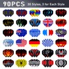 Runmeihe Standard Dart Flights 50 Sets Random 30 Sets, 90