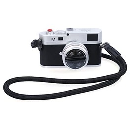 Hargedis Camera Shoulder Strap Climbing Rope Camera Neck Strap for Mirrorless and DSLR Cameras, with Lens Cap Keeper (Black)