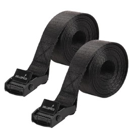 Dellepico Load Tightening Belt, Fastening Belt, Cable Tie, Maximum Load 220.5 lbs (100 kg), Packing Fastening Band, Earthquake Prevention Goods, 6.6 ft (2 m), 3.6 ft (4 m), Set of 2 (6.6 ft (2 m),
