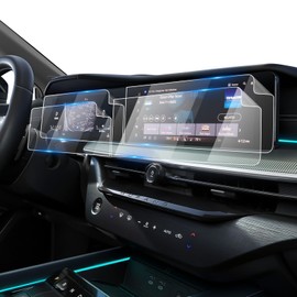 LFOTPP For 2025 Murano Screen Protector(4pcs) 2025 Murano (SV/SL/Platinum) 12.3 Inch Navi+12.3 Inch Dash Touchscreen [Nano Film] 2025 Murano Accessories Anti Scratch HD Touch Sensitive