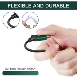 Thsucords Slim HDMI Cable 1FT, Ultra Soft & Thin HDMI to HDMI Cord, Extreme Flexible & Skinny HDMI Wire Supports High Speed 4K@60Hz 18gbps 2160p 1080p