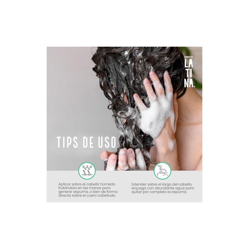 PRODUCTOS LA TI NA Shampoo LATINA Antifrizz 300 ml