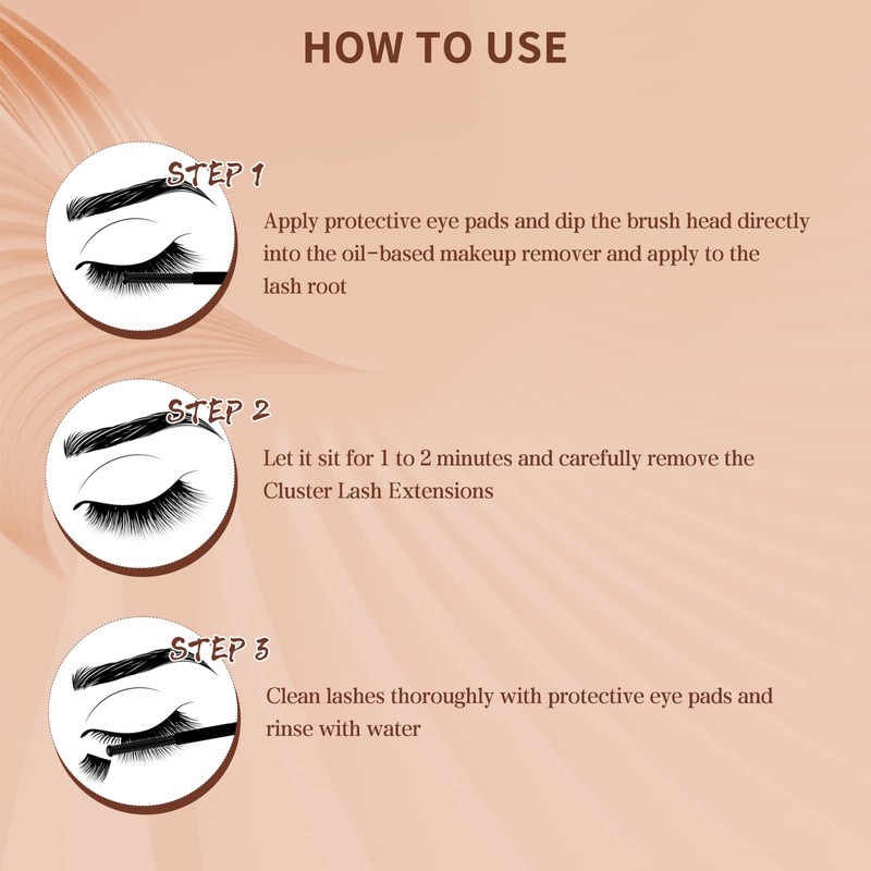 QUEWEL Lash Clusters Kit, 240 Pcs Lash Clusters 30D+40D DIY