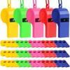Vicloon Plastic Whistles Children, Pack of 60 Sports Whistles in