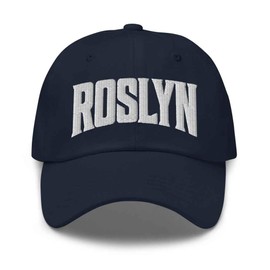 Roslyn Baseball Cap Roslyn Dad Hat South Dakota SD Hat Embroidered Souvenir Navy