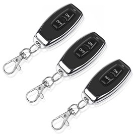 DieseRC 3 x Remote Control Wireless Remote Control Transmitter Key Fob 1527 Learning Code 2 Buttons On/Off for Use with DieseRC Receiver