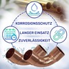 Pack of 2 Bends for Copper Pipes Diameter 15 mm