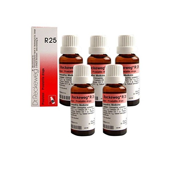 Dr.Reckeweg Germany R25 Prostate Drops Pack of 5