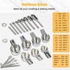 21Pcs Stainless Steel Measuring Cups & Spoons Set – 7