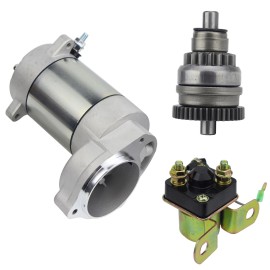 Soarider Starter &Bendix for 2000-2002 Polaris Xplorer 250 4x4 18331 with Relay