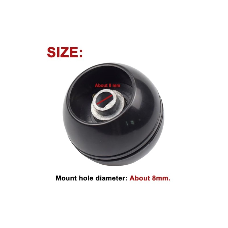Hacreyatu Manual 6 Speed Transmission Inner Gear Shift Knob Replacement