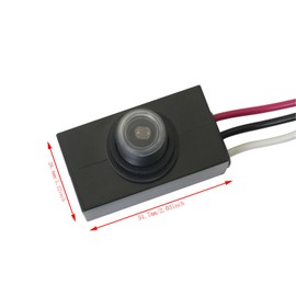 DGBRSM Outdoor Lighting 100-277v Photocell Sensor Photo Eye Sensor Photoelectric Switch Hardwired Post Eye Light Control Control Most Outdoor Lamp Fixtures Bulbs