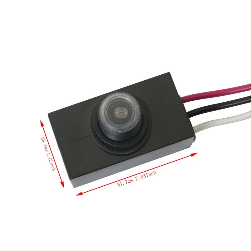 DGBRSM Outdoor Lighting 100-277v Photocell Sensor Photo Eye Sensor Photoelectric
