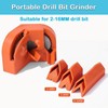 YUENTOEN Multipurpose Drill Bit Grinding Sharpener with 2 Grinding Wheels,