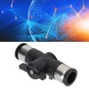 Push To Connect Straight Union Ball Valve Quick Release Pneumatic