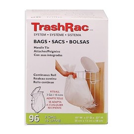 3 Gal Handle Tie Refill Bags 96Ct