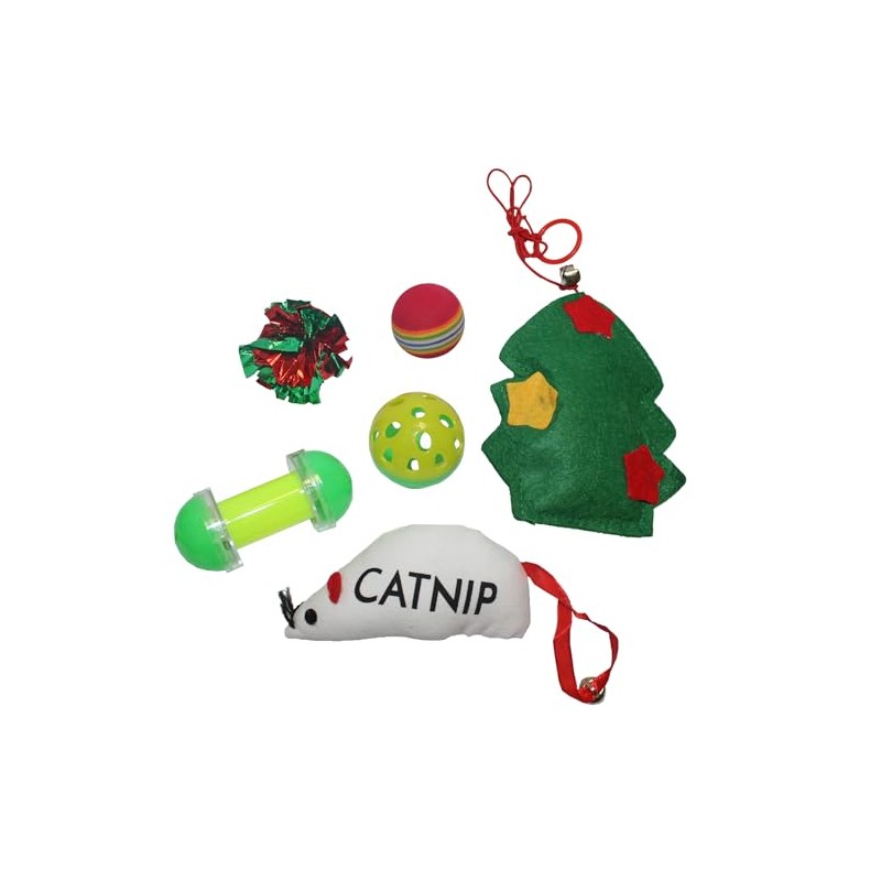 Widdle Gifts Christmas Stocking Cat Toys Gift for Pets 27cm