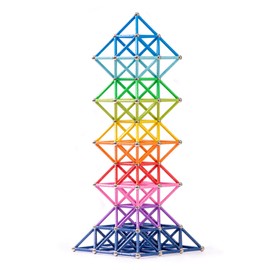BANBBY 145pcs magnetic building sets 2.28 inch (10 Colors)