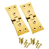 Pair of Brass Flap Hinges Table Folding Flip Top Hinge,Brass