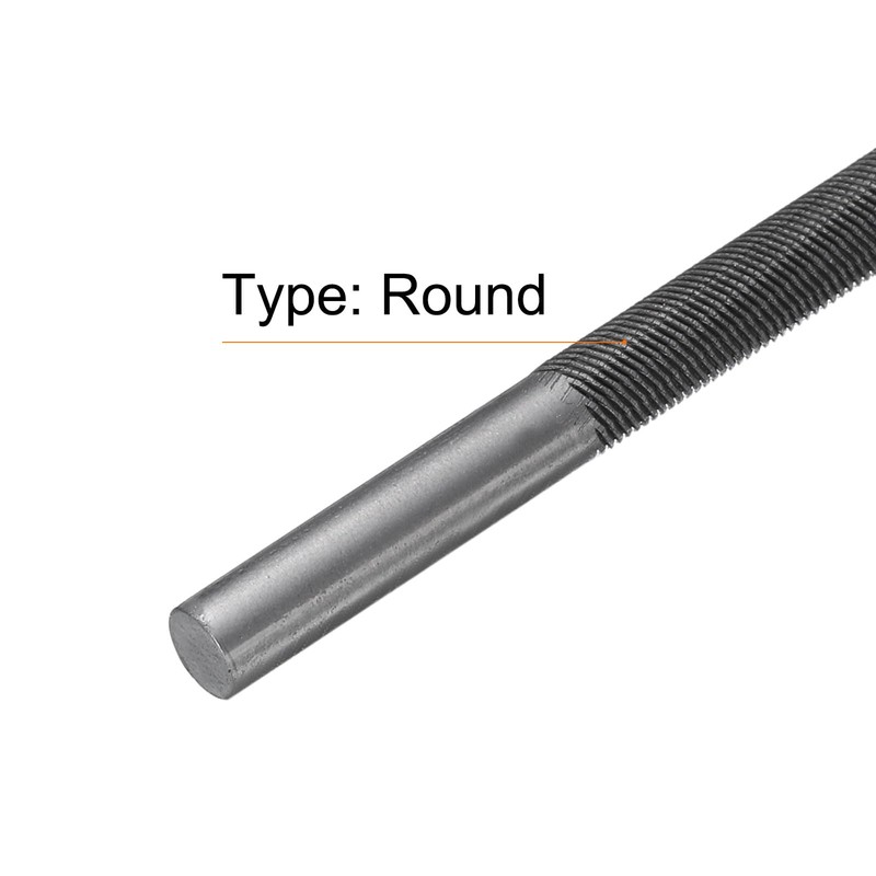 sourcing map 3pcs Chainsaw File 3/16"(4.8mm) Chrome Steel Double Cut