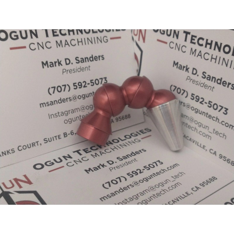 Ogun Technologies CNC Lathe Anodized Medium Coolant Nozzle Locking Type