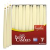 Hyoola Tall Taper Candles - Tapered Candles - Ivory Dripless
