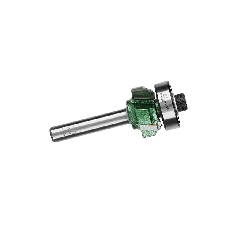 FTVOGUE Edge Trimmer Router Bit Woodworking Milling Cutter 4 Teeth