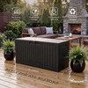 YITAHOME 120 Gallon Outdoor Storage Deck Box, Large Resin Patio