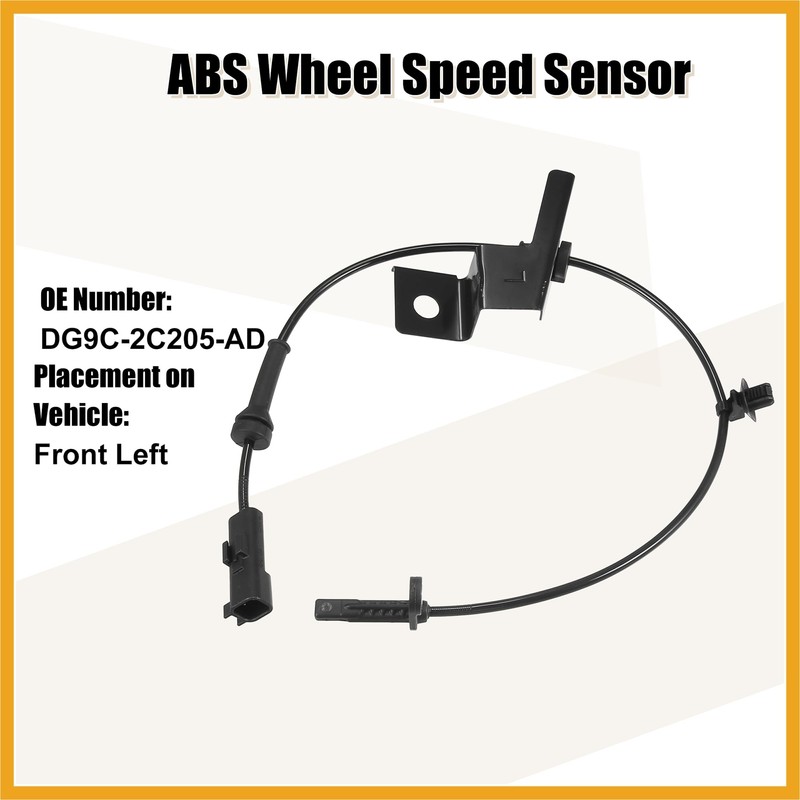Partuto DG9C-2C205-AD ABS Wheel Speed Sensor Front Left for Ford