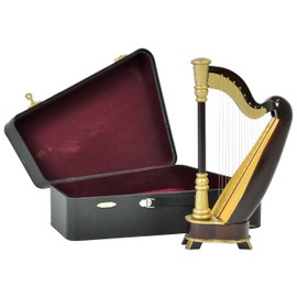Sunrise Sound House Miniature Musical Instrument Harp, 9.4 inches (24 cm)