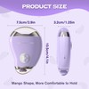 2 in 1 Electric Polishing Automatic Nail Clippers with Purple