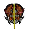 Machine made Harley - Davidson Eagle Large Patch - Motorcycle