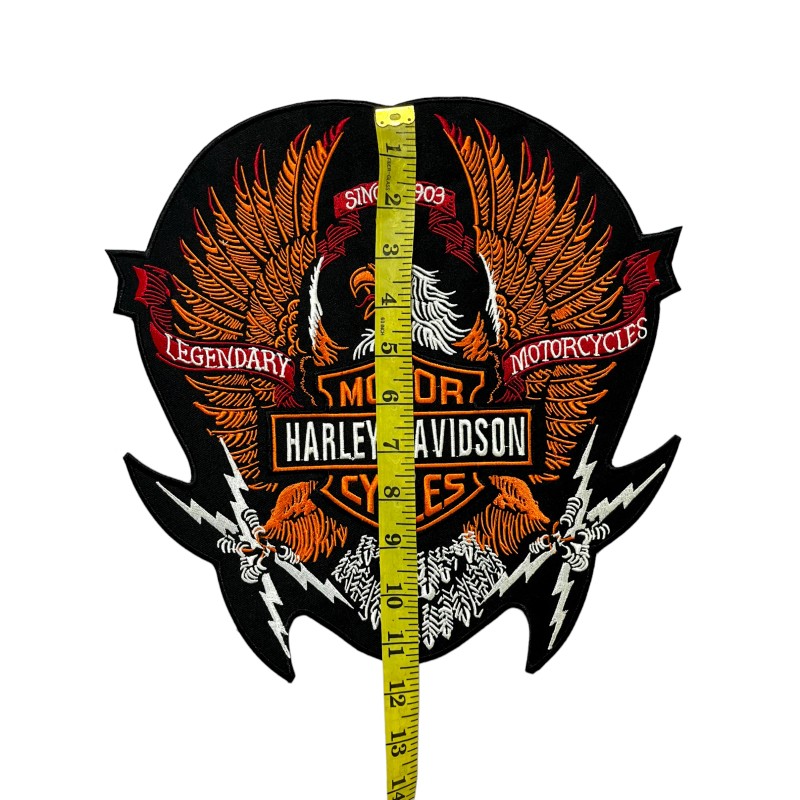 Machine made Harley - Davidson Eagle Large Patch - Motorcycle