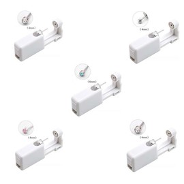 FRAKMU10 pack Self Ear Piercing Kit Disposable Ear Piercing Gun Kit No Pain Easy Use Ear Piercing Gun Kit Tool with 10 Pcs Ear Studs Safety Ear Piercing Gun Kit Tool