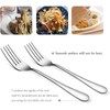 REQUISITE NEEDS 6 x Fine Stainless Steel Dinner Forks Table