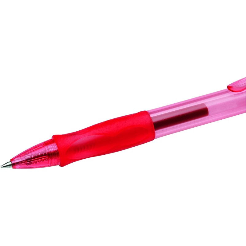 BIC 829159 Gel-ocity Original Gel-Roller Medium in Rot-12erSet