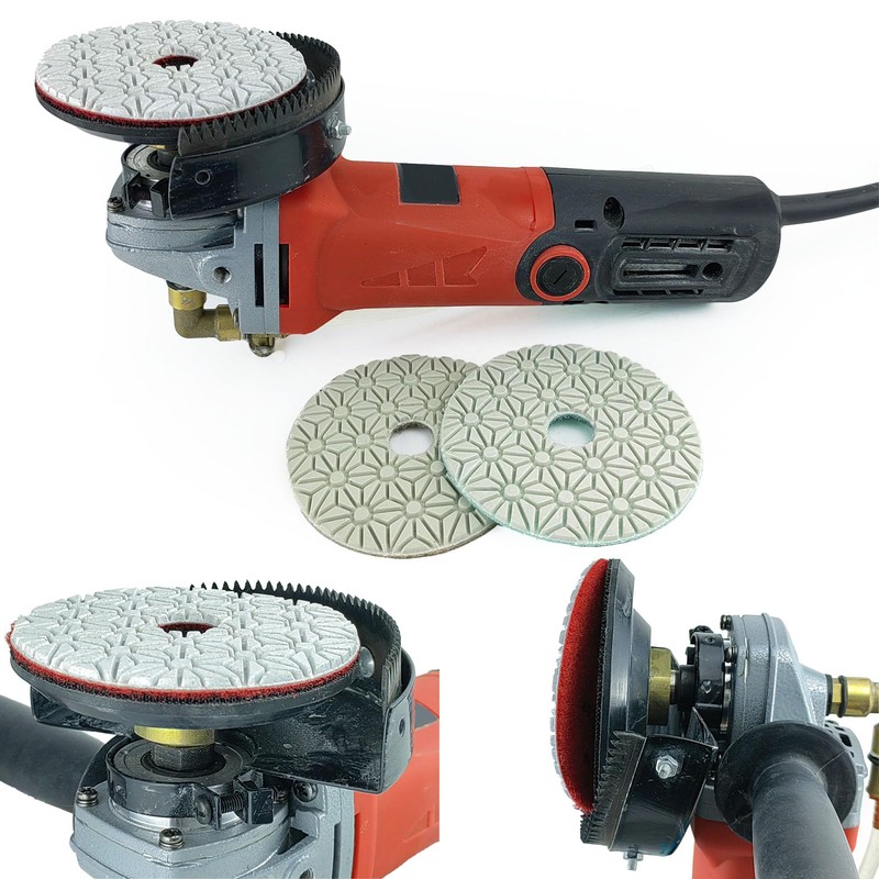 HXIN Diamond Wet Polishing Pads 4 inch 100mm 3 Steps