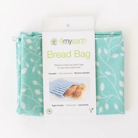 4MyEarth Reusable Cotton Bread Bag, Leaf