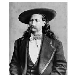 JAMES BUTLER "WILD BILL" HICKOK WILD WEST FOLK HERO 8X10 PHOTO