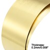 sourcing map Brass Sheet Roll, Metal Foil Plate 1000mm x