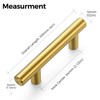Ravinte Pack of 10 Gold Furniture Handles, T Bar Handles